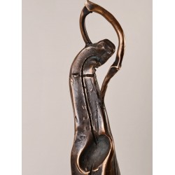 Iuda - sculptură în bronz, artist Liviu Bumbu